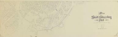 2 vues  - Plan Stadt Strassburg, 1765 von J.F. Blondel, architecte du Roy. (ouvre la visionneuse)