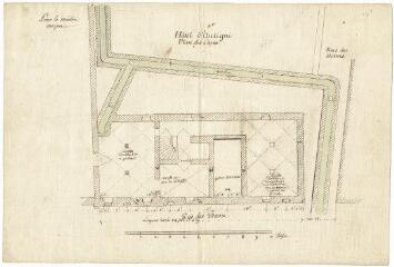 1 vue  - Hôtel d'Autigni, plan des caves. [18e siècle]. (ouvre la visionneuse)