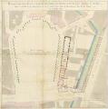 1 vue  - Plan de la nouvelle Place d\'Armes de Strasbourg, du dessein de J. F. BLONDEL architecte du Roy, dont la forme et la disposition ont été approuvées par le Magistrat de cette ville le 24 octobre 1765. (ouvre la visionneuse)