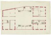 1 vue  - [Spitzmühl, plan d\'un étage, 18e siècle]. (ouvre la visionneuse)