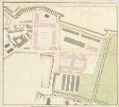 1 vue  - Nouveau projet d\' un corps des casernes de cav(alerie) et d\'un arsenal en 1772. Dixième canton. (ouvre la visionneuse)