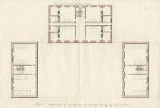 2 vues  - Plan du second et troisième étage [Quartier St-Nicolas, corps des casernes des ouvriers]. [18e siècle]. (ouvre la visionneuse)