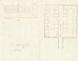 1 vue  - [Plan des chambrées du nouveau bâtiment pour les canonniers au quartier Dauphine]. [18e siècle]. (ouvre la visionneuse)