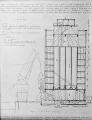 1 vue  - Silo port d\'Austerlitz, coupe verticale du bâtiment : reproduction d\'une planche imprimée. (ouvre la visionneuse)