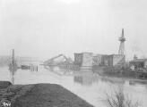 1 vue  - Pont d\'Anvers, construction (29 janvier 1927). (ouvre la visionneuse)