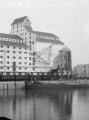 ouvrir dans la visionneuse : Entrepôts de la société alsacienne de navigation rhénane (SANARA) avant 1918.