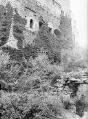 1 vue  - Ottrott, vue de la façade extérieure du château de Rathsamhausen (juillet 1909). (ouvre la visionneuse)