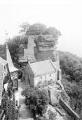 ouvrir dans la visionneuse : Château du Haut-Barr, vue vers le nord, chapelle. (juillet 1909). phot. Lucien Blumer.