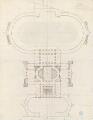 1 vue  - Plan du Premier, ou bel étage du batîment du Waux hall, [18e siècle]. (ouvre la visionneuse)