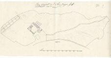 1 vue  - Plan général de l\'Ober Jäger Hoff contenant 25 arpents 8051 pieds carrés. [18e siècle]. (ouvre la visionneuse)