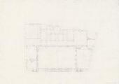 1 vue  - [Plan d\'un bâtiment, probablement du nouveau théâtre projeté place Gutenberg]. [1802] (ouvre la visionneuse)