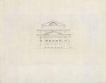 ouvrir dans la visionneuse : [Projet de façade pour le nouveau théâtre Napoléon].[1808].