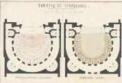 ouvrir dans la visionneuse : Théâtre de Strasbourg, Plans de la distribution des places.