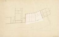 2 vues  - [Plan d\'un bâtiment de la maison de force, avec retombe]. [1816]. (ouvre la visionneuse)