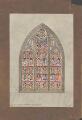 1 vue  - Projet de vitrail pour la fenêtre occidentale de la chapelle Saint-Laurent de la cathédrale. (ouvre la visionneuse)