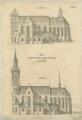 1 vue  - Skizze zur Wiederherstellung der Jung St Peterkirche zu Strassburg. (ouvre la visionneuse)