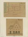 1 vue  - [Plan des toilettes publiques situées sur le pignon rue du Vieux marché aux Poissons]. [1891]. (ouvre la visionneuse)