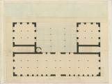 1 vue  - [Grande Boucherie, plan du premier étage]. [1859]. (ouvre la visionneuse)