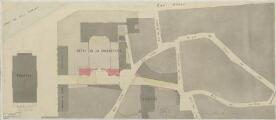 1 vue  - [Hôtel de la Préfecture du Bas-Rhin, rue Brûlée, plan de situation]. [1835]. (ouvre la visionneuse)