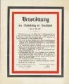 1 vue  - Verordnung des stellvertretenden kommandierenden Generals und des Gouverneurs der Festung Strassburg betr. Einschränkung der Bautätigkeit vom 14. Mai 1917. (ouvre la visionneuse)