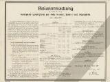 1 vue  - Bekanntmachung betreffend Höchstpreise für rohe Kanin-, Hasen- und Katzenfelle, vom 1. Juni 1917. (ouvre la visionneuse)