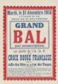 ouvrir dans la visionneuse : Grand bal de la souscription. Fête de la saint-Sylvestre, 31 décembre 1918.