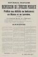 ouvrir dans la visionneuse : République Française - Répression de l'ivresse publique et police des débits de boissons en Alsace et en Lorraine.