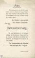 1 vue  - Avis. Interdiction de vendre de l\'alcool aux soldats. (Le général commandant des troupes françaises, 19 août 1914). (ouvre la visionneuse)