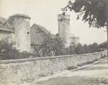 ouvrir dans la visionneuse : Obernai, tours des fortications et remparts.