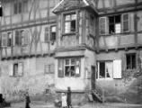 ouvrir dans la visionneuse : Dambach-la-Ville, balcon sculpté.