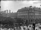 ouvrir dans la visionneuse : Strasbourg, place Broglie vers 1920, vue animée.