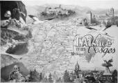 1 vue  - Projet de carte postale touristique \'L\'Alsace et les Vosges\' (Sélestat - Colmar). (ouvre la visionneuse)