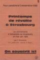 1 vue  - Pour paraître le 5 novembre 1968 Printemps de révolte à Strasbourg [...]. (ouvre la visionneuse)