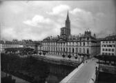 1 vue  - Palais Rohan, côté terrasse. [1940-1944]. (ouvre la visionneuse)