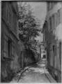 1 vue  - Rue des Hannetons, reproduction d\'une peinture d\'André Schmitt. (ouvre la visionneuse)