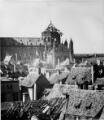 ouvrir dans la visionneuse : Tour Klotz (cathédrale),dégats dus au bombardement aérien du 11 août 1944.