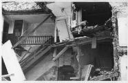1 vue  - Rue du Ciel, immeuble détruit lors du bombardement aérien du 11 août 1944. (ouvre la visionneuse)