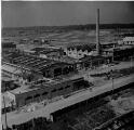 ouvrir dans la visionneuse : Bombardement aérien du quartier de la Meinau le 27 mai 1944, site de l'usine Mercedes-Benz.