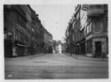 1 vue  - Strasbourg évacué, printemps 1940. Rue de la Nuée-Bleue. (ouvre la visionneuse)