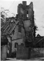 1 vue  - Seltz, clocher de l\'église après le bombardement du 28 mai 1940. (ouvre la visionneuse)