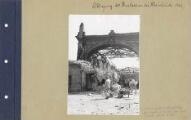 ouvrir dans la visionneuse : Démolition de l'ancien fortin français situé du coté strasbourgeois du Pont de Kehl (Pont du Rhin) en juillet 1940.