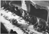 ouvrir dans la visionneuse : Autonomistes alsaciens. Déjeuner dans les salons de l'hôtel du Stadthalter, le 23 juillet 1940.