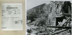 ouvrir dans la visionneuse : Maisons détruites. 18 juin 1940.
