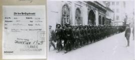 ouvrir dans la visionneuse : Entrée des troupes allemandes à Strasbourg par la rue Brûlée. 19 juin 1940.