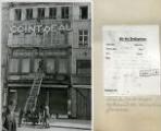 ouvrir dans la visionneuse : 10 rue des Grandes Arcades, enlèvement des inscriptions françaises. 22 octobre 1940.