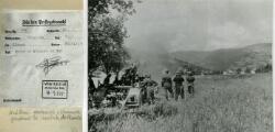 ouvrir dans la visionneuse : Soldats de l'artillerie pendant les combats de Munster. 19 juin 1940.