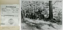 ouvrir dans la visionneuse : Soldats derrière un canon antichar dans les Vosges. 20 juin 1940.