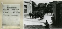 1 vue  - Avancée des troupes allemandes à Sélestat. 18 juin 1940. (ouvre la visionneuse)