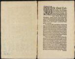 ouvrir dans la visionneuse : Ordonnances et règlements de police de la ville (1628) ; règlement de 1587 ; règlement relatif à l'habillement (1629).