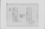 ouvrir dans la visionneuse : Hôtel de Ville et caisse municipale rue Brûlée : plans. Projet de musée (1812) : plans.
